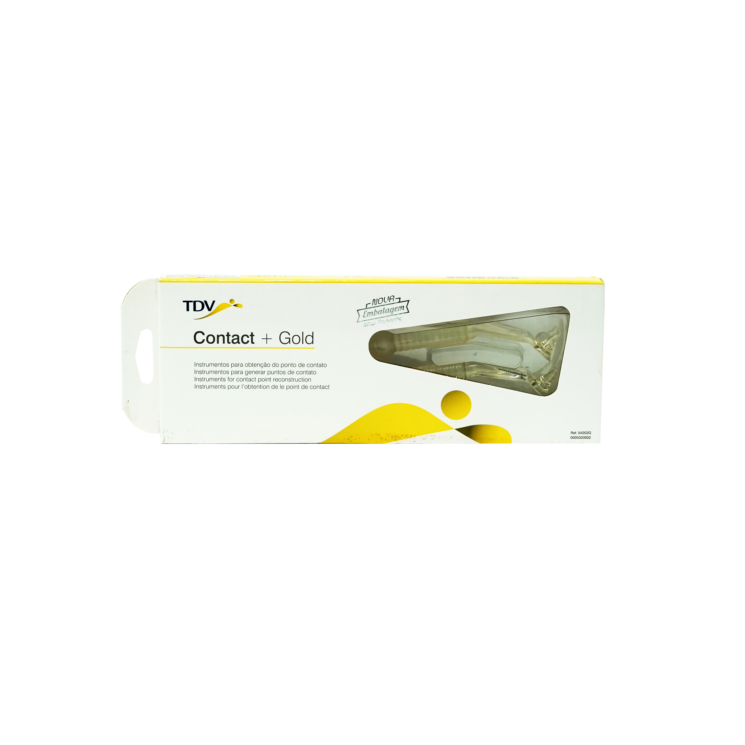 TDV Contact + Gold Dental Composite Instruments 2 Pc